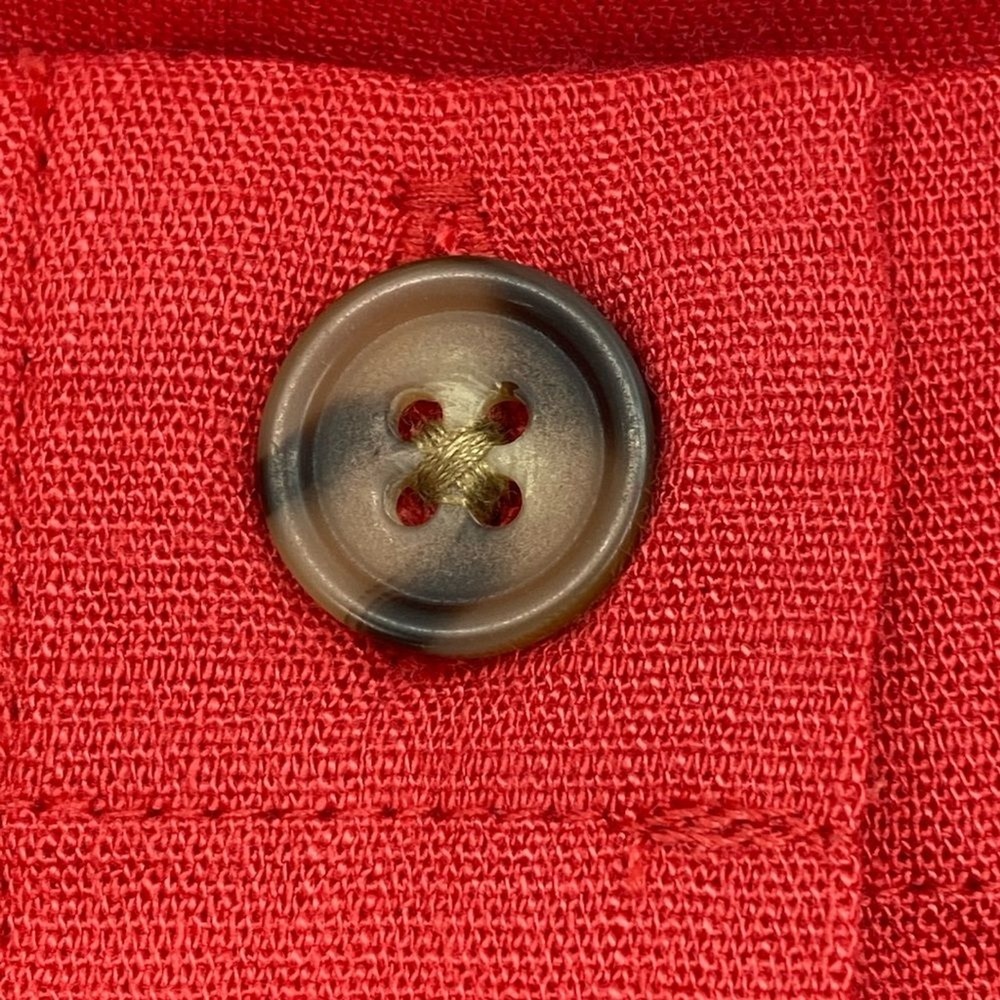 Market & Spruce Wide Pleated Strap Button Down Chrysanthemum Camisole 2X NWT - Picture 3 of 8